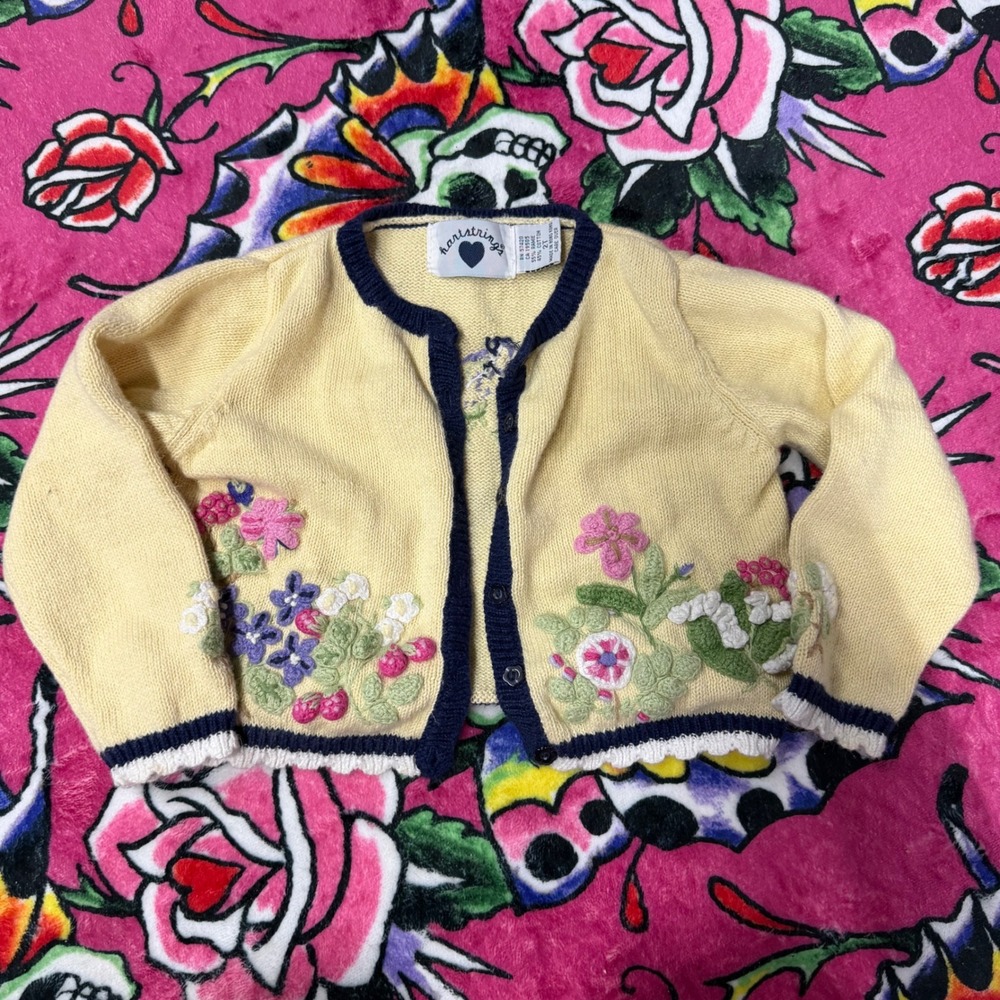 Vintage Hartstrings Cardigan Girls